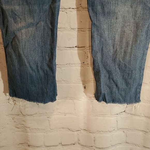 American Eagle Outfitters tomgirl distressed jeans size 0 - Picture 8 of 10